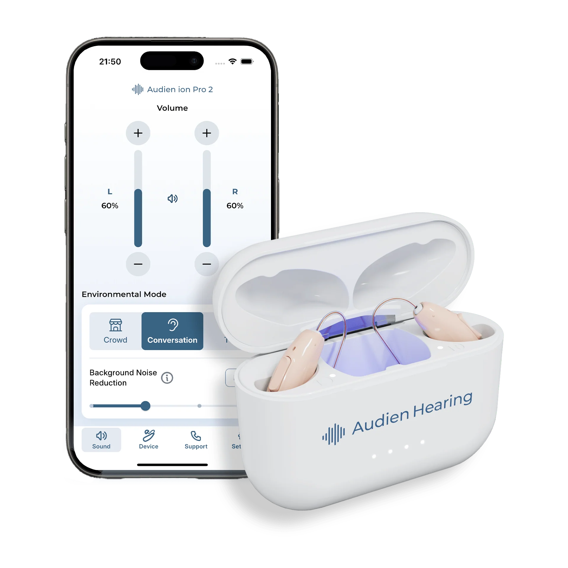 Audien ION Pro 2 OTC Hearing Aids CX - Image 4